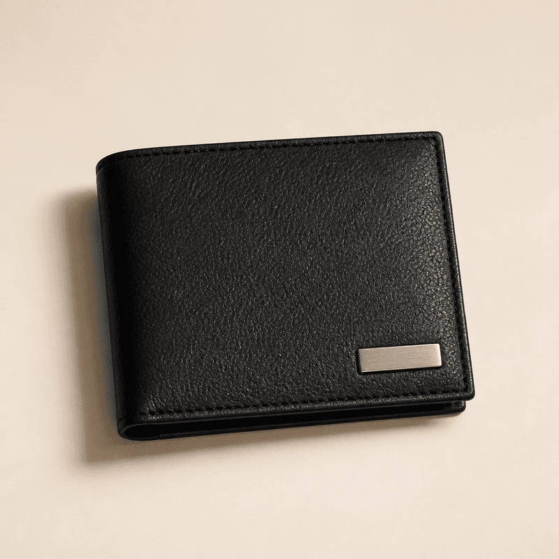 Carteira Masculina Couro Preto