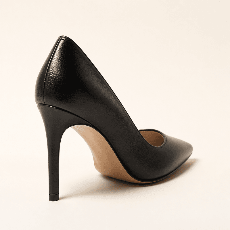 Scarpin Clássico em Couro Preto
